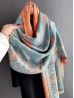 Paisley Print Blanket Scarf 